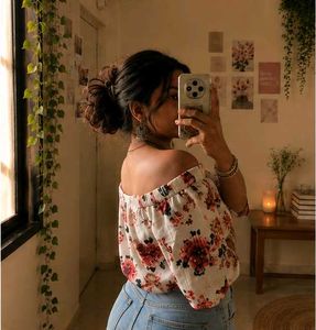 Floral Off-Shoulder top and tunics