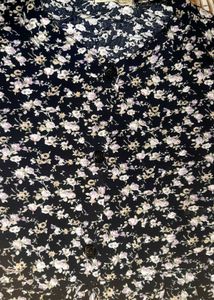 Vintage Floral Print Top