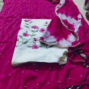 elegan party wear dress material,suit kurta set