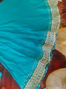 Blue Anarkali Kurta Set