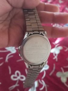 Rolex Stylish Green Dial Watch