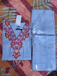 Embroidered Kurta Set
