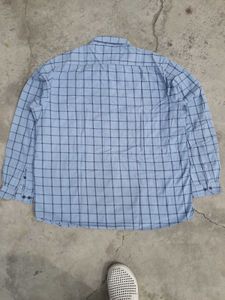 Louis Philipe Classic Blue Checkered