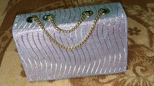 Sparkly brand new Pink Chain Handbag