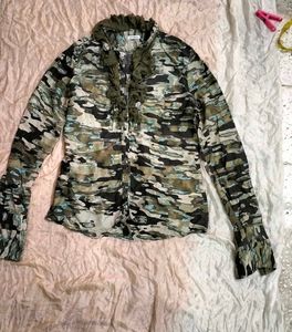 Branded silk shirt