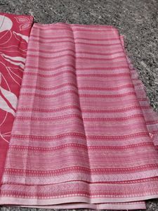 Pink Floral salwar-kurta cloth material