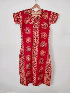 Red Ptinted Nighty (Women)