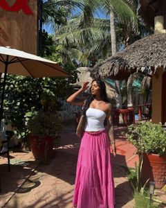 Boho Tiered Maxi Skirt
