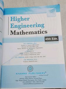 B.S. Grewal Higher Engineering Mathematics