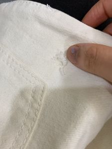 White Cargo Pants