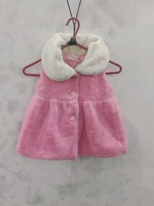 Pink Faux Fur Vest