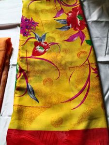 Vibrant Floral Print Sarees combo