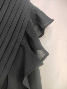 French Connection Gray Pleated Dress LR-11