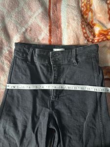 H&amp;M Black Wide Leg Jeans