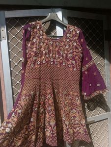 It's Very Beautiful Vine Colour Lahanga Choli With