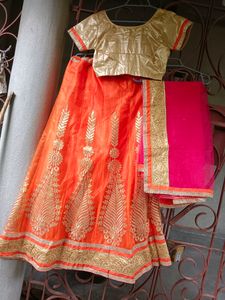 Designer Occasional Embroidery Work Lehnga Choli🧡