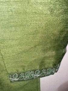 Olive Green Kurta Pajama Set For Men