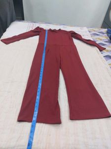 Maroon jumpsuit