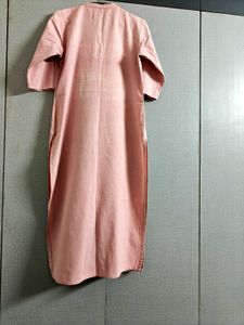 Elegant Pink Chikankari Kurta Set