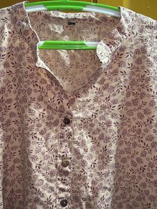 Pretty Floral Print Kurta