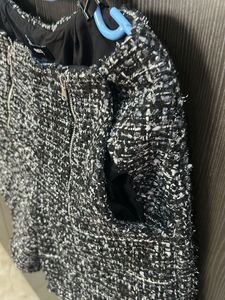 Tweed Zipper Shorts
