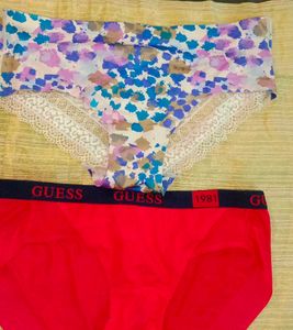 Bundle of 5 Women's Panties H&amp;M,GUESS,EBLIN