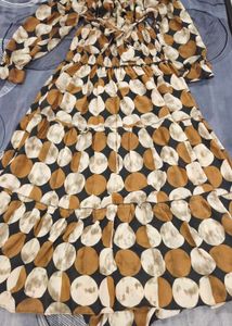 Boho Chic Polka Dot skirt and top combo