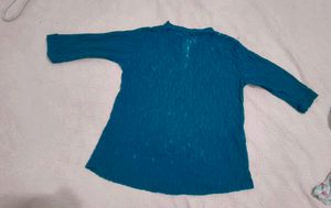 Very Beautiful V Neck Net Top