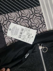 Sparkly Black Shein Top