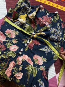 Floral Cotton Gown new