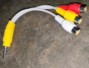 AV Aux Cable - Connectors for Audio/Video/Android.