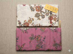 Floral Print Cotton Dress Material