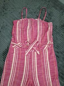 Chic Striped Jumpsuit