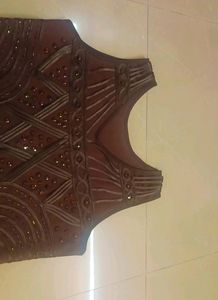 Brown colour short dress brand new