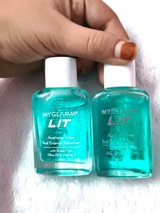 MyGlamm LIT Nail Polish Remover x2
