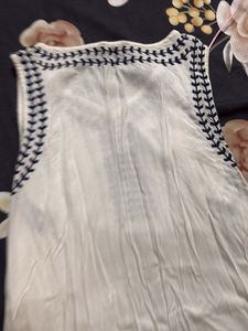 Boho Embroidered Sleeveless Top
