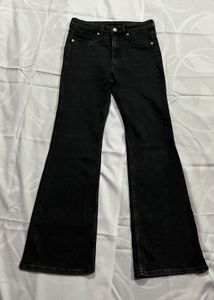 Black Flared bootcut Jeans 28