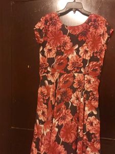 Floral Print Gown