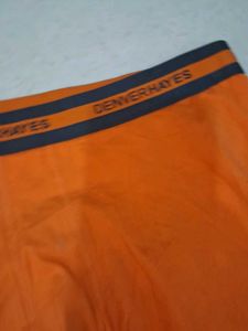 L Denver Hayes Orange Boxer Briefs