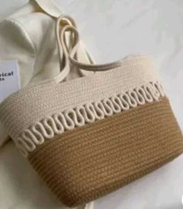 Stylish Rope Tote Bag