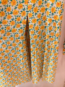 Chic Floral Print Midi Dress