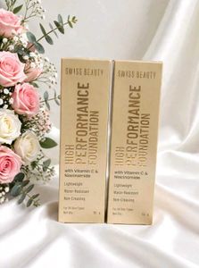 PACK OF 2 Swiss Beauty High Performance Foundation