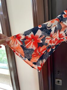Floral Print Blouse Stylish Sleeve