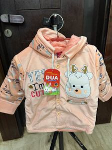 Cute Baby Girl's Pink Deer Hoodie