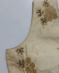 Stylish Golden Embroidery Blouse