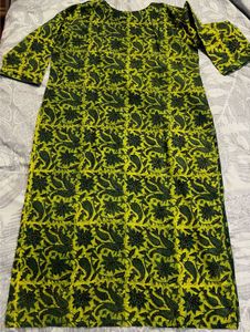 Vibrant Floral Print Kurta