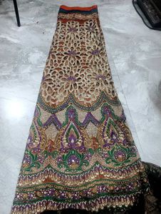 Elegant marun lahenga choli