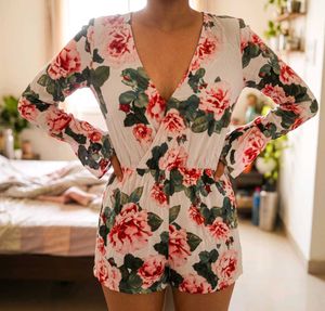 Forever 21 Floral Romper