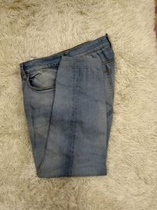 Classic Light Wash Denim Jeans