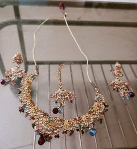 Kundan Set Like New